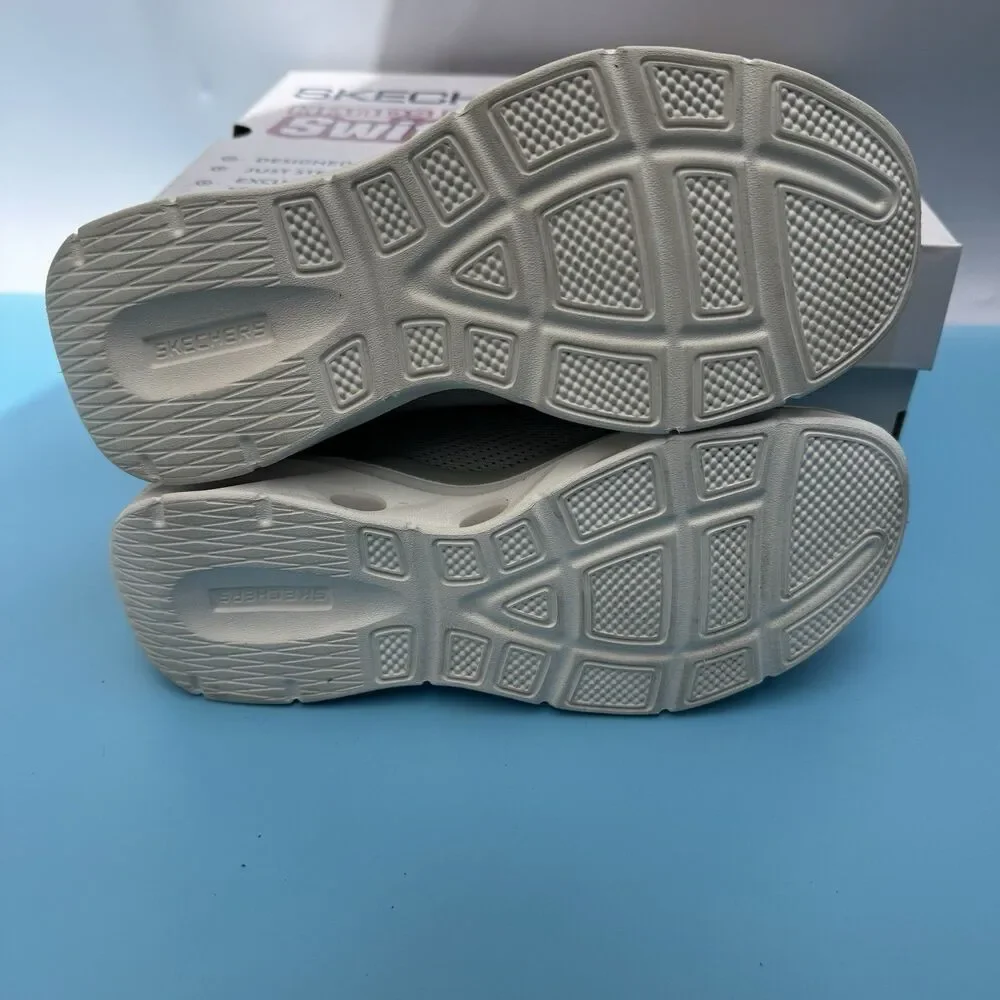 SKECHERS SWIFT FIT HANDS FREE ATHLETIC SNEAKERS SHOES WOMENS 7.5 Gray